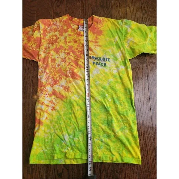 Vintage Absolute Peace Lisa Taylor Shirt 1994 Size L Tie Dye Clay Hill
